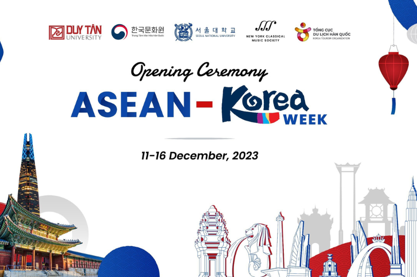 Tuần lễ Giao lưu Văn hóa ASEAN - KOREA tại Đại học Duy Tân